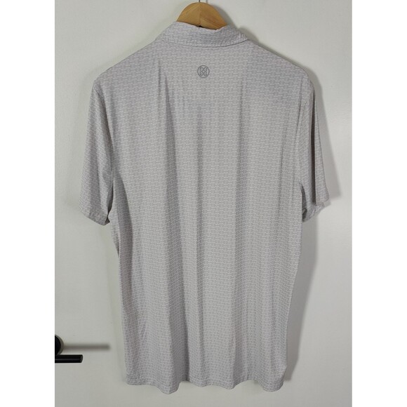 G/Fore Polo Shirt Mens Large Golf Performance Short Sleeve White (Read Desc) - Picture 2 of 10